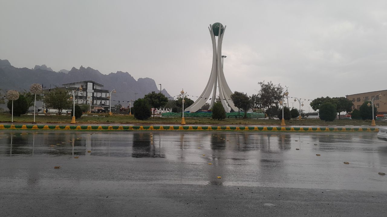 تصویری از وضعیت جوی خاش