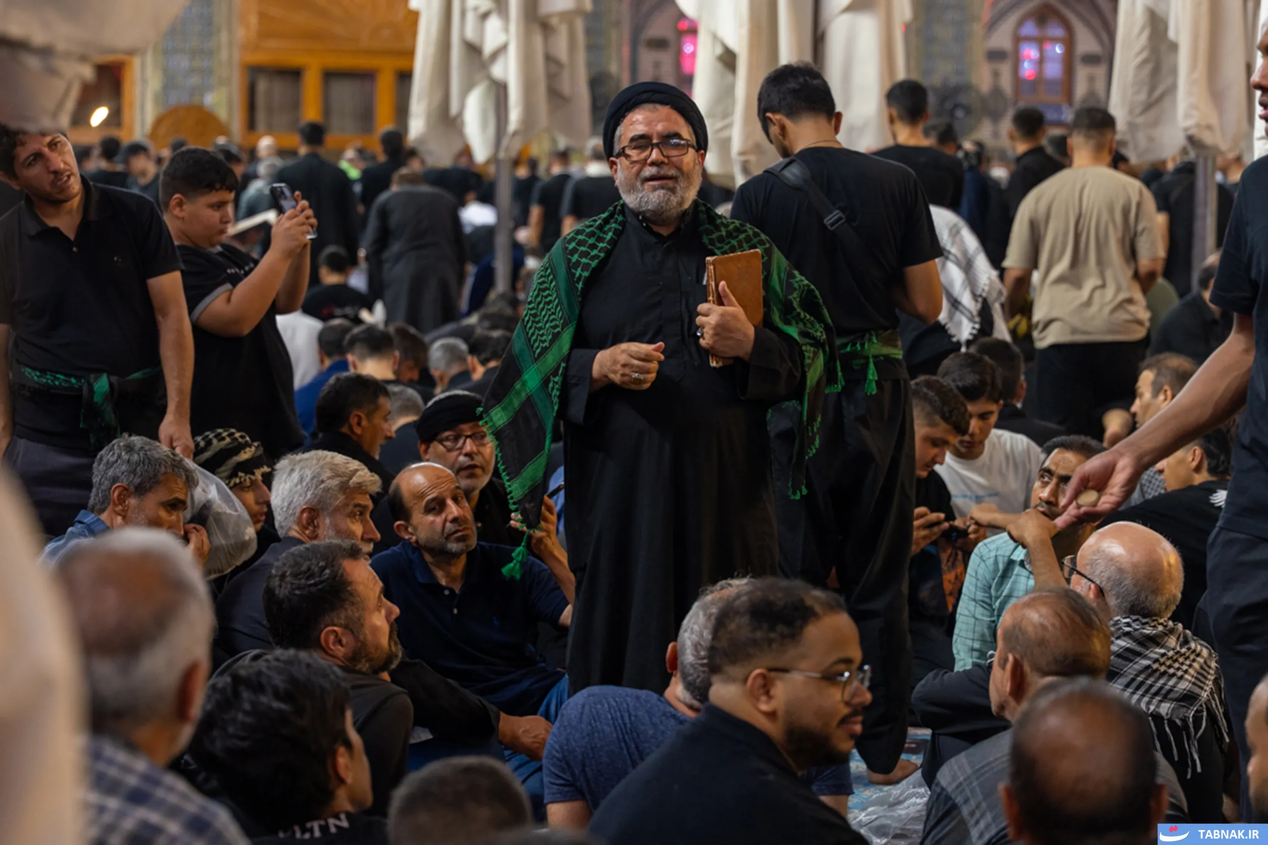 کاروان زائران اربعین در نجف