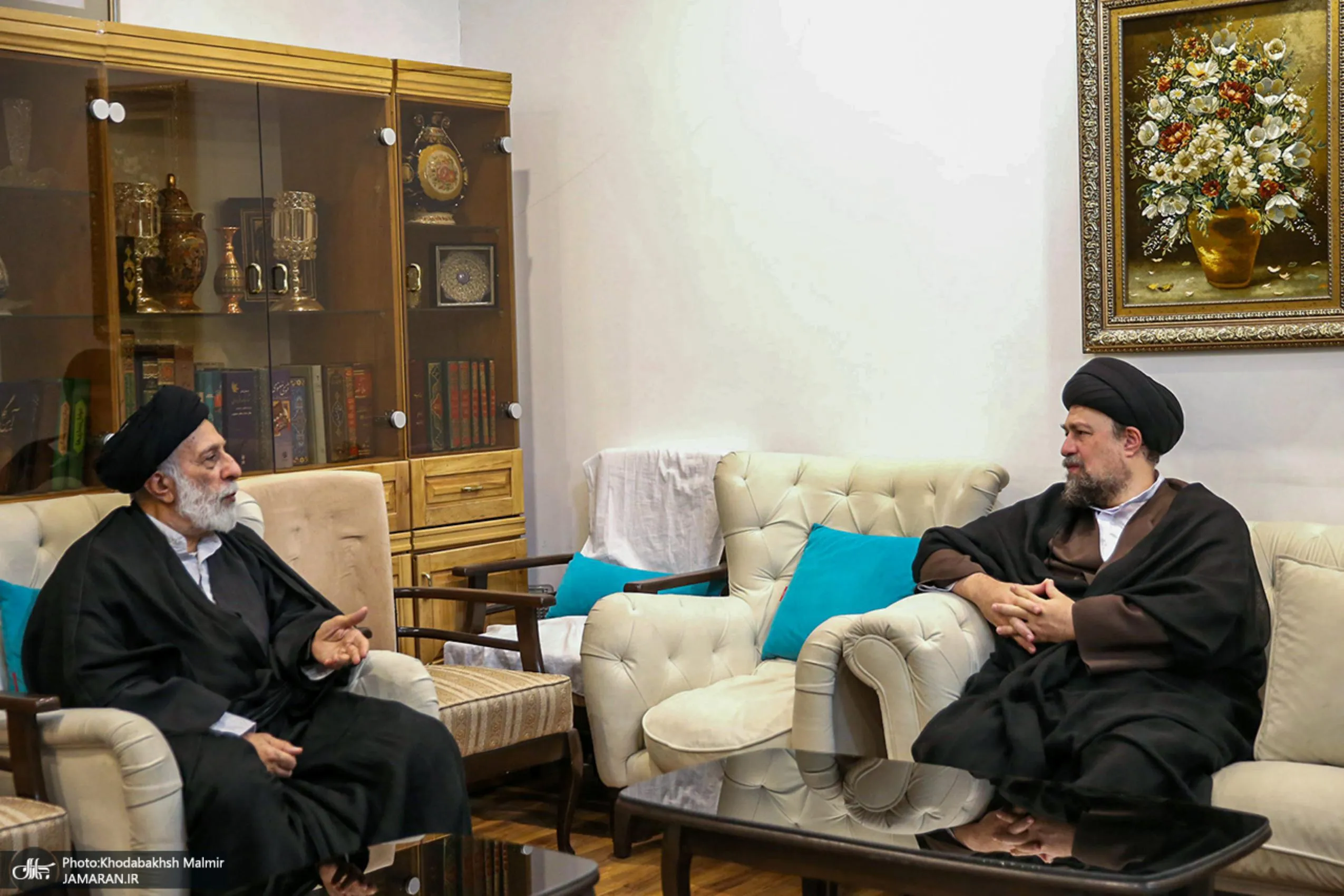 دیدار سید حسن خمینی با سید هادی خامنهای