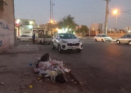 انباشت زباله در معابر بهارستان اهواز