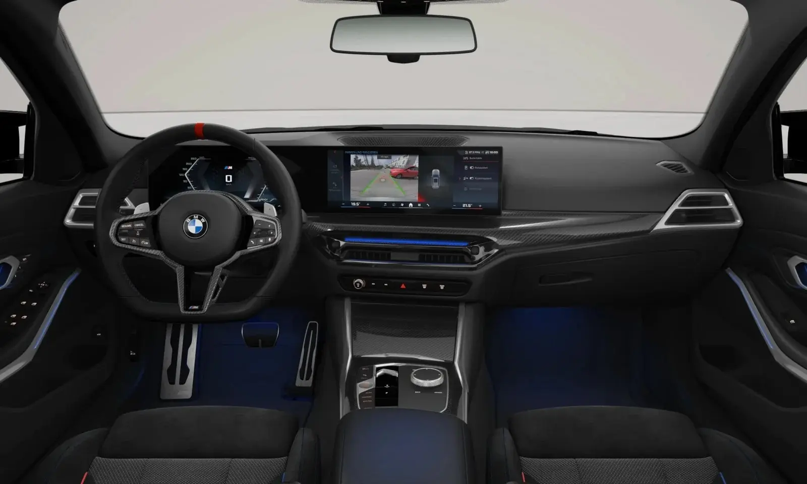 داخل کابین بی‌ام‌و M340i تورینگ نسخه M Performance