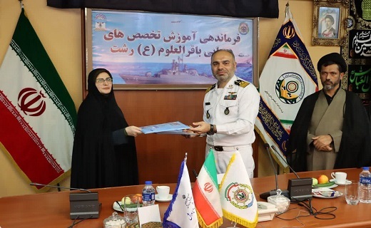 مراسم امضای تفاهمنامه تأسیس هنرستان فنی دریایی در رشت