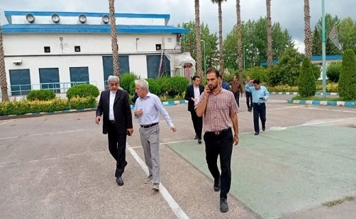 بازدید فرماندار رشت از تصفیه‌خانه بزرگ آب