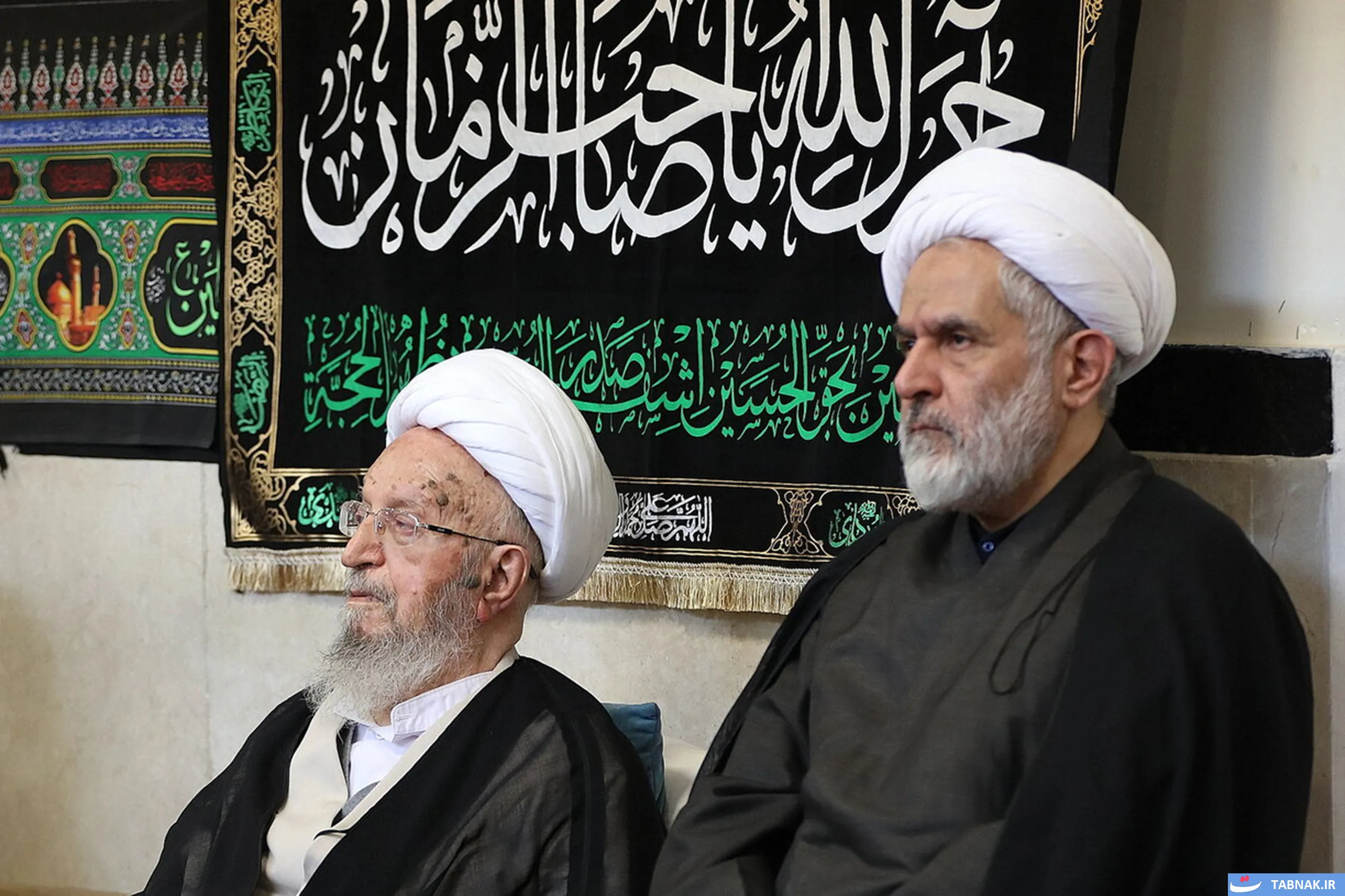 عزاداری شهادت امام رضا(ع) در بیت مراجع تقلید