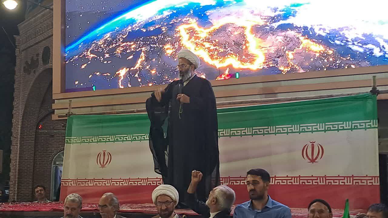 حضور مردم خوی در قرار شبانه