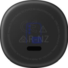 نمای نزدیک گلکسی SmartTag3 با دکمه مرکزی و لوگوی سامسونگ