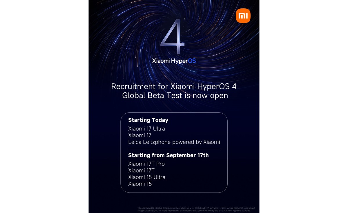 بتای HyperOS 4 شیائومی برای پرچمداران